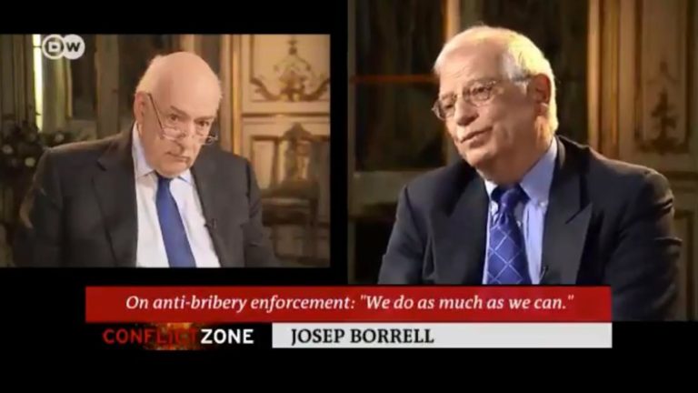 [Video] Un Borrell colérico hace parar una entrevista en una televisión alemana, indignado por las preguntas «sesgadas»