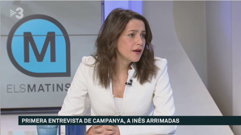 [Vídeo] La psicosis de Arrimadas y Cs se acrecienta y le hace llevar a la Junta Electoral un reportaje de TV3 sobre familiares de los presos políticos