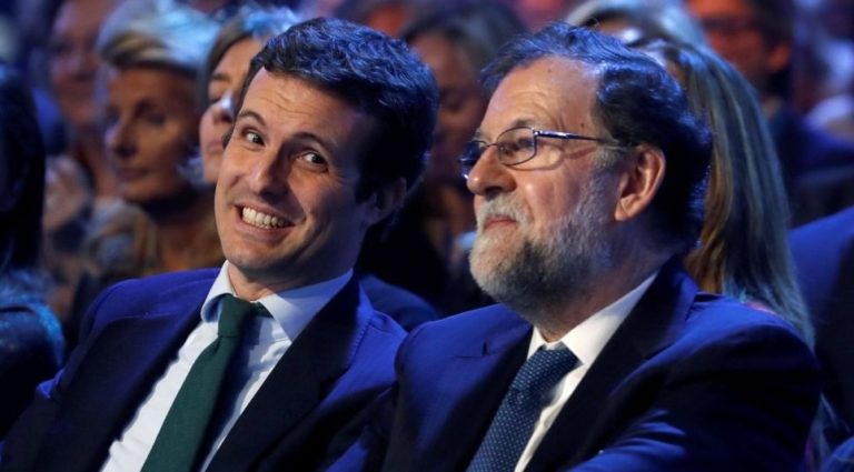 El PP a la desesperada con Casado prueba otra estrategia: Aznar desaparece y Rajoy amplía su presencia