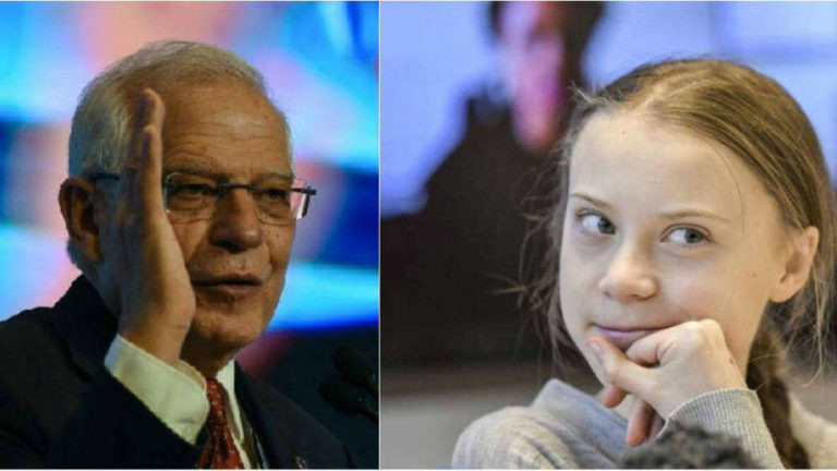 [Vídeo]   Josep Borrell arremete contra Greta Thunberg su Fridays for Future y la crisis climática