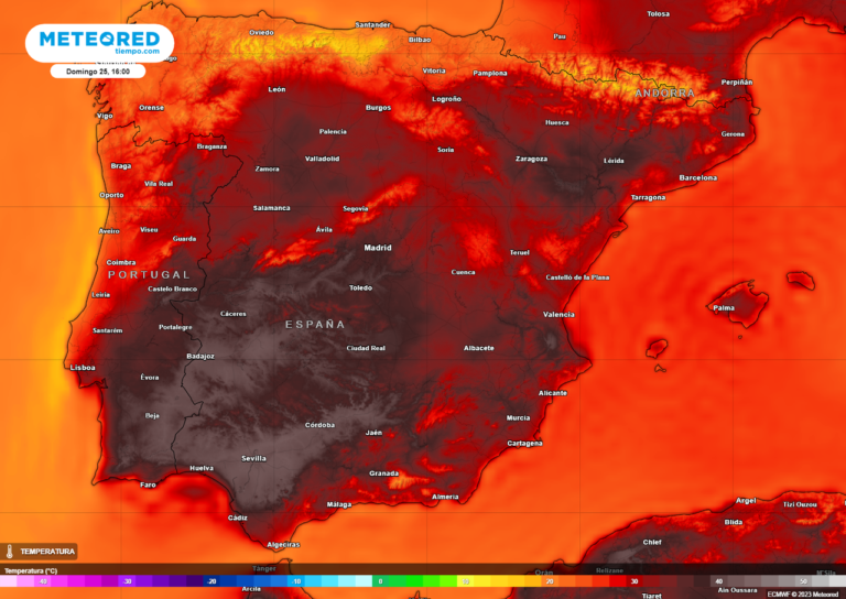 La primera ola de calor del verano llegará este domingo con temperaturas de hasta 45º